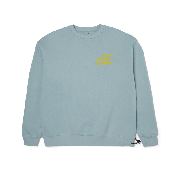 HUF x 686 Premium Heavyweight Crewneck Sweatshirt Hot on Sale
