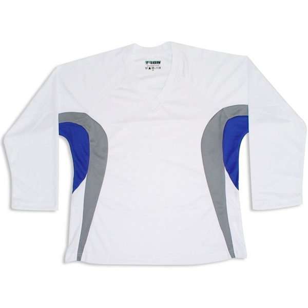 TronX DJ200 Team Hockey Jersey - White Royal Online Sale - Image 3