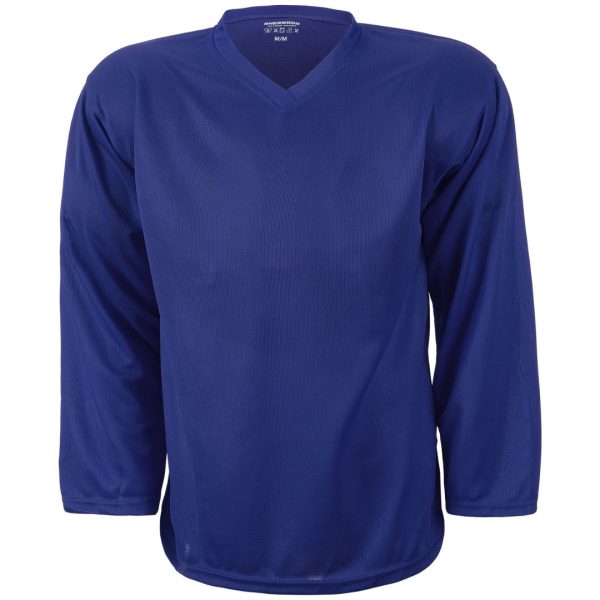 Sherwood SW100 Solid Color Practice Hockey Jerseys - Royal Discount