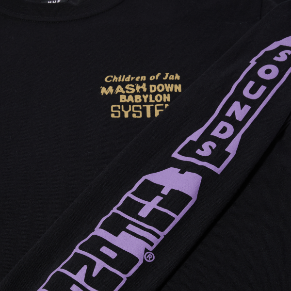 Huf One Sound Long Sleeve T-Shirt Sale - Image 4
