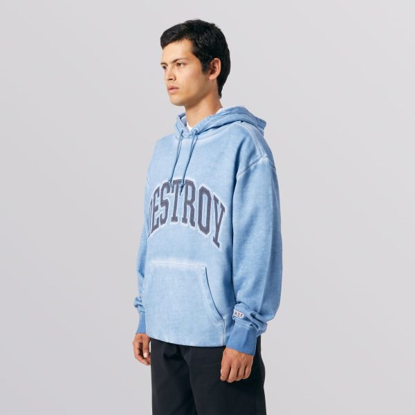 Destroy Rebuild Faded Pullover Hoodie For Discount - Image 4