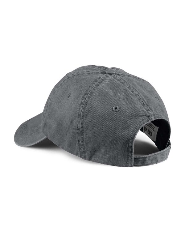 Anvil 6-Panel Pigment-Dyed Twill Cap | Charcoal For Cheap - Image 2