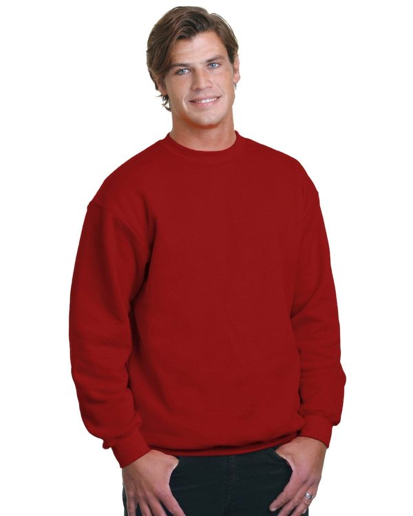 Bayside USA Made Crewneck Fleece | Cardinal For Sale