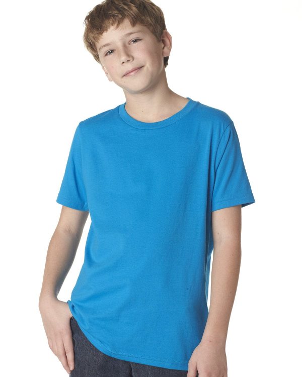Next Level Boys Premium Short Sleeve Crew Tee | Turquoise For Sale