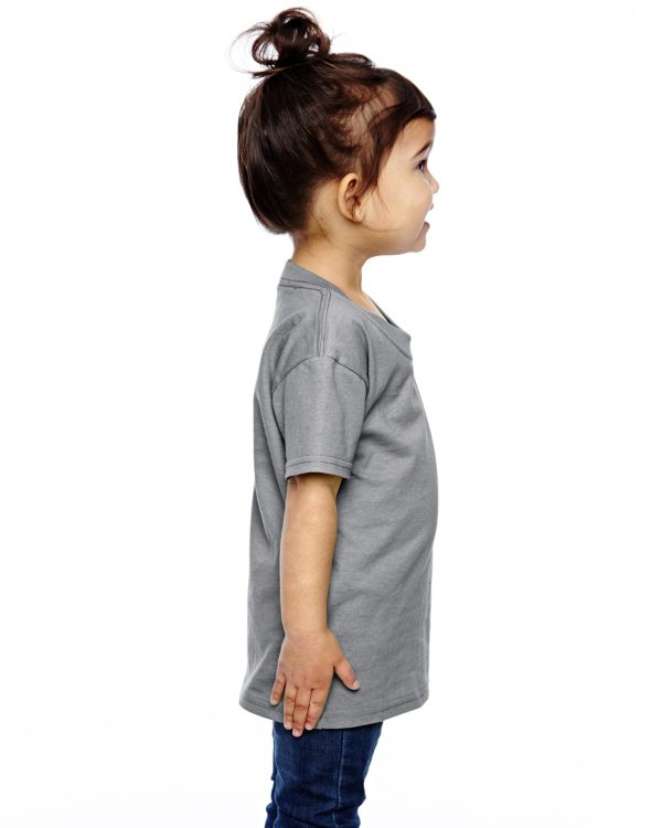 Fruit of the Loom Toddler 100% Heavy Cotton T-Shirt | Athletic Heather Online now - Image 3