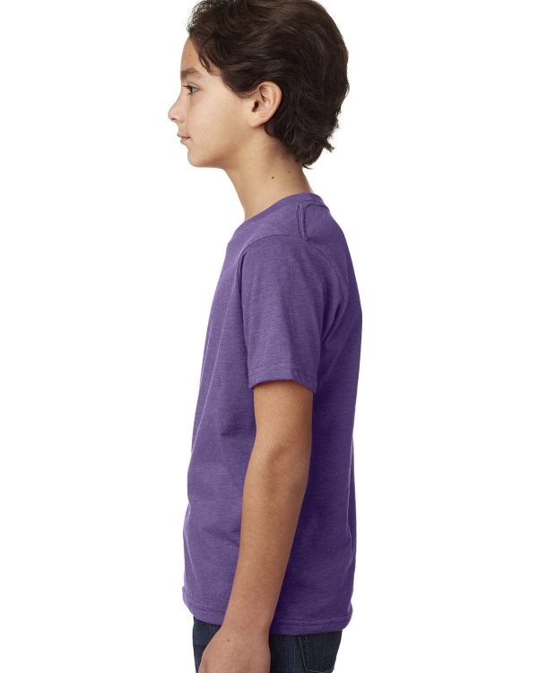 Next Level Boys CVC Crew Tee | Purple Rush Sale - Image 3