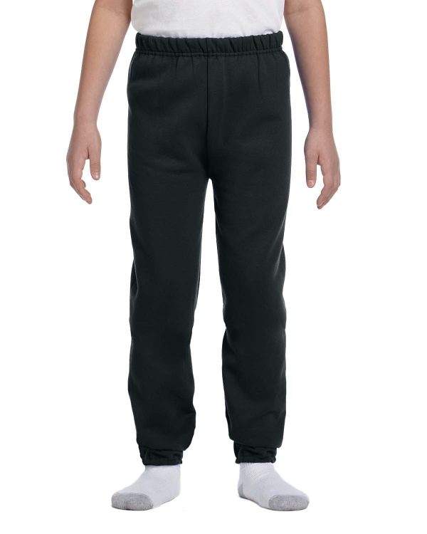 Jerzees Youth Lightweight Fleece Sweatpants | Black on Sale