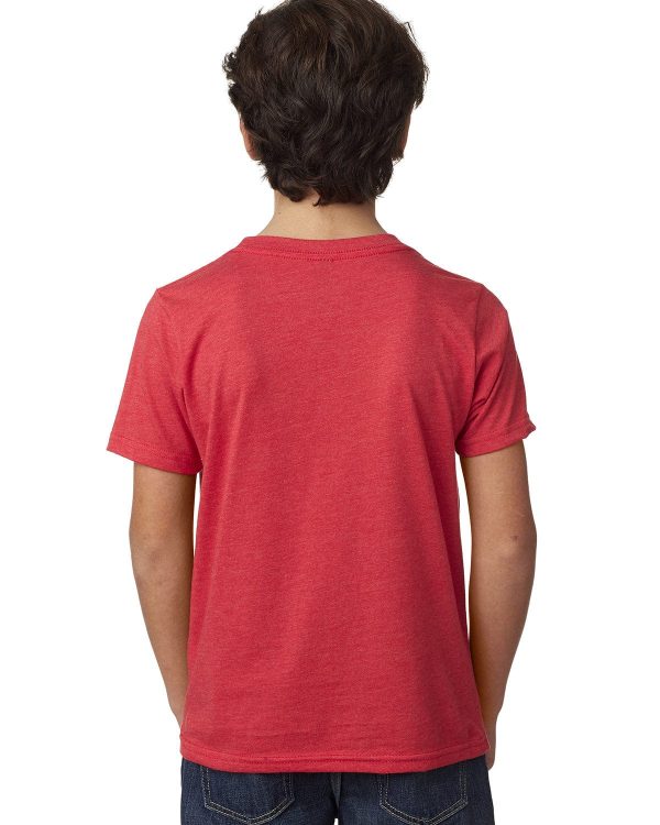 Next Level Boys CVC Crew Tee | Red Hot on Sale - Image 2