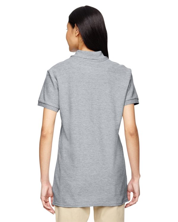 Gildan Premium Cotton Ladies Double Pique Polo Shirt | Rs Sport Grey For Cheap - Image 2