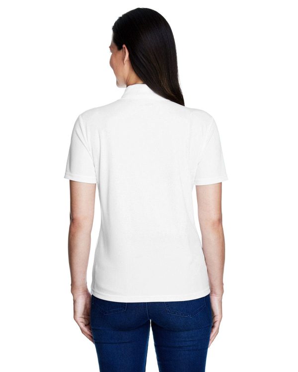 Core 365 Origin Ladies Performance Pique Polo | White Hot on Sale - Image 2