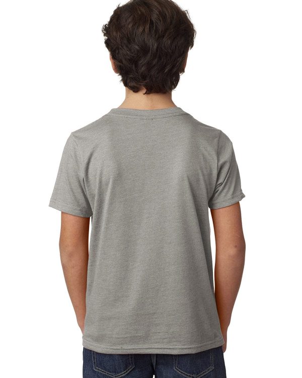 Next Level Boys CVC Crew Tee | Dark Hthr Gray Online - Image 2