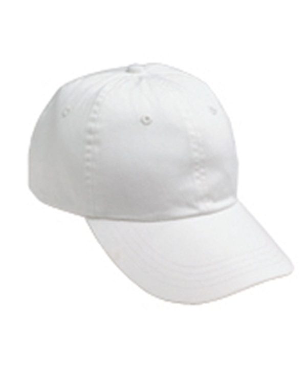Anvil 6-Panel Pigment-Dyed Twill Cap | White For Sale