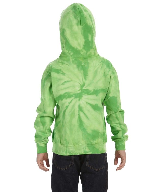 Tie-Dye Youth Pullover Hoodie | Spider Black Online - Image 2