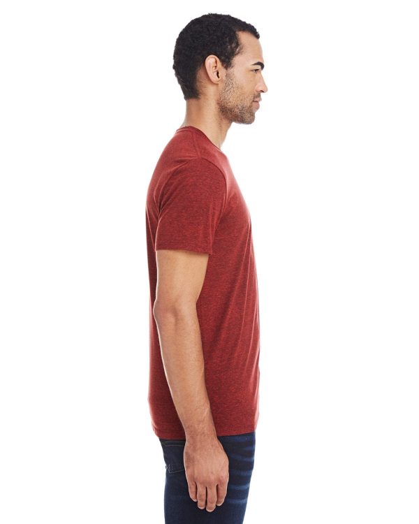 Threadfast Apparel Unisex Triblend Short Sleeve Tee | Card Blck Trblnd Online - Image 3