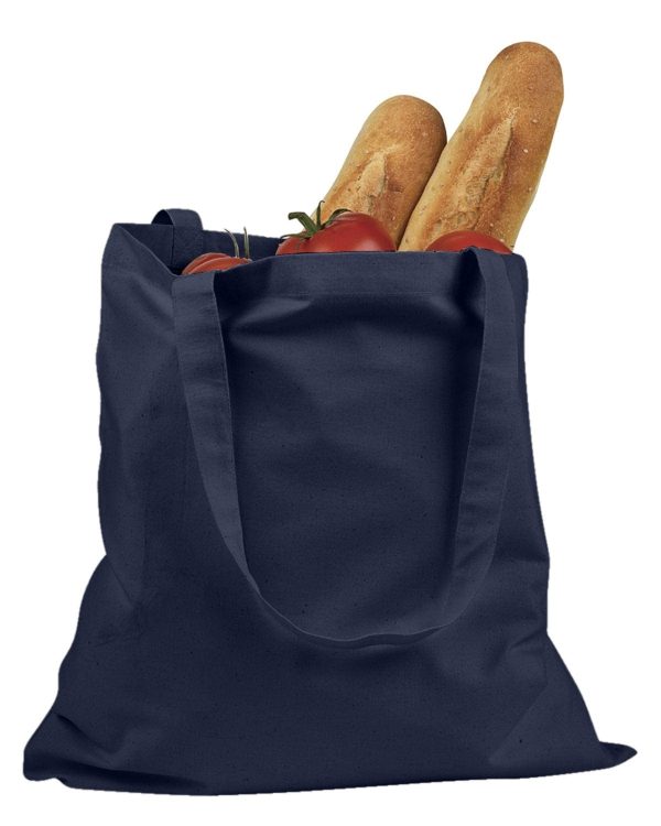 BAGedge 6 oz. Canvas Grocery Tote Bag | Navy Discount