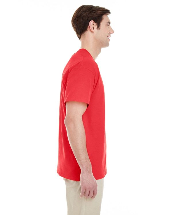 Gildan Pocket T-Shirt | Red Sale - Image 3