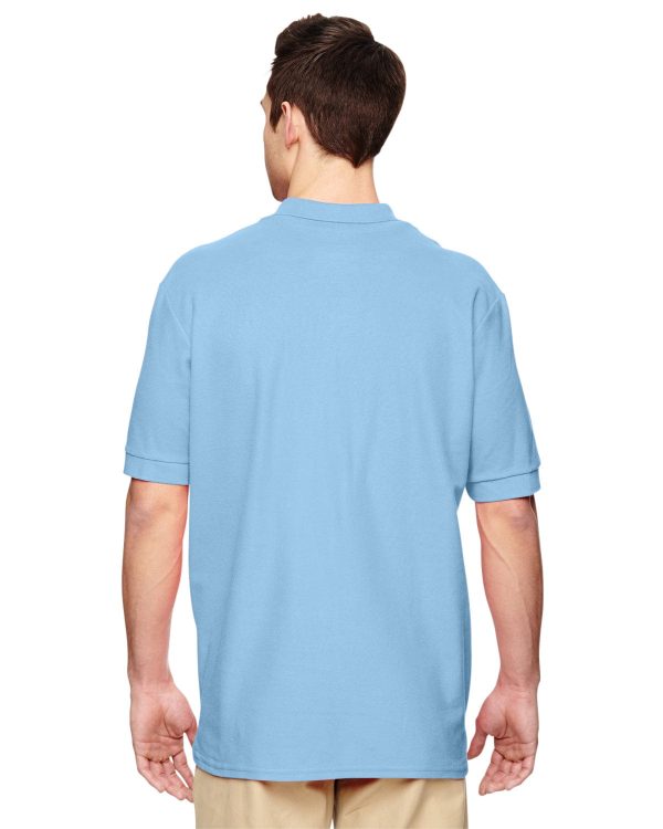 Gildan Premium Cotton Double Pique Sport Shirt | Light Blue Hot on Sale - Image 2
