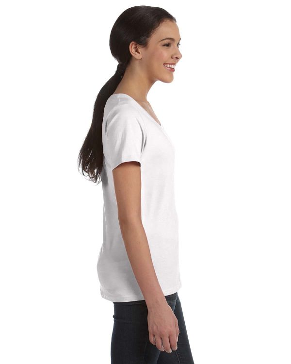 Anvil Ladies Sheer Scoop Neck T-Shirt | White Supply - Image 3