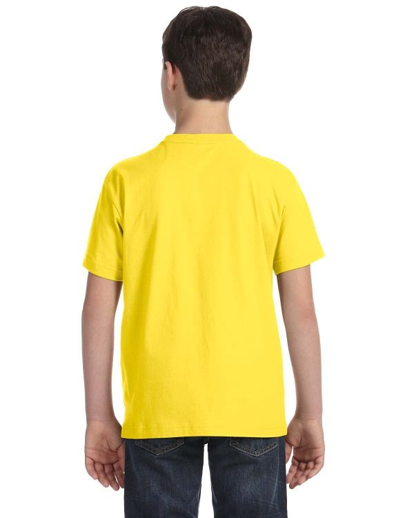 LAT Youth Fine Jersey T-Shirt | Yellow Sale - Image 2