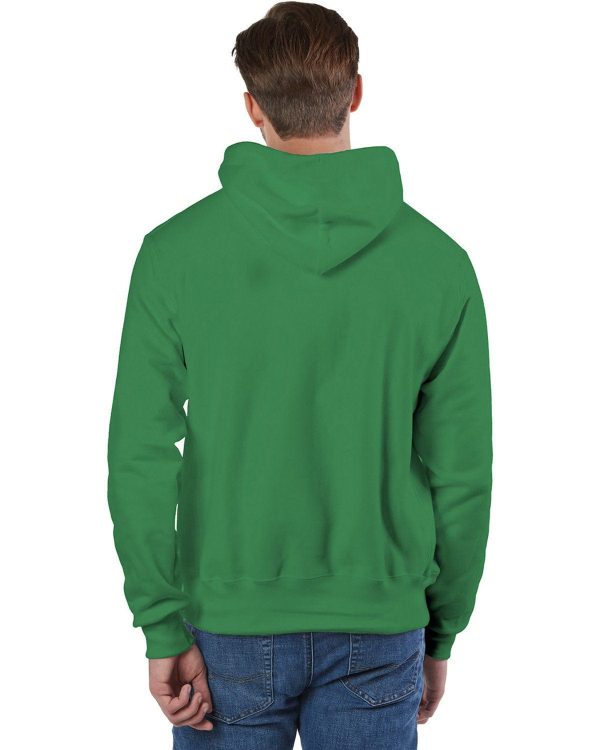 Champion Reverse Weave Hooded Sweatshirt | Kelly Green Discount - Image 2
