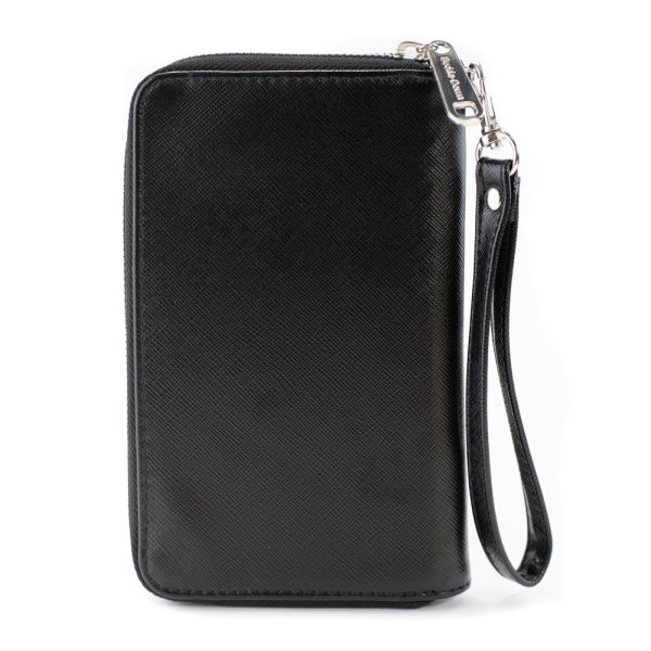 Women s PU Zip Around Wallet Rectangle - Lilo & Stitch Duckling Poses Scattered Blue on Sale - Image 5